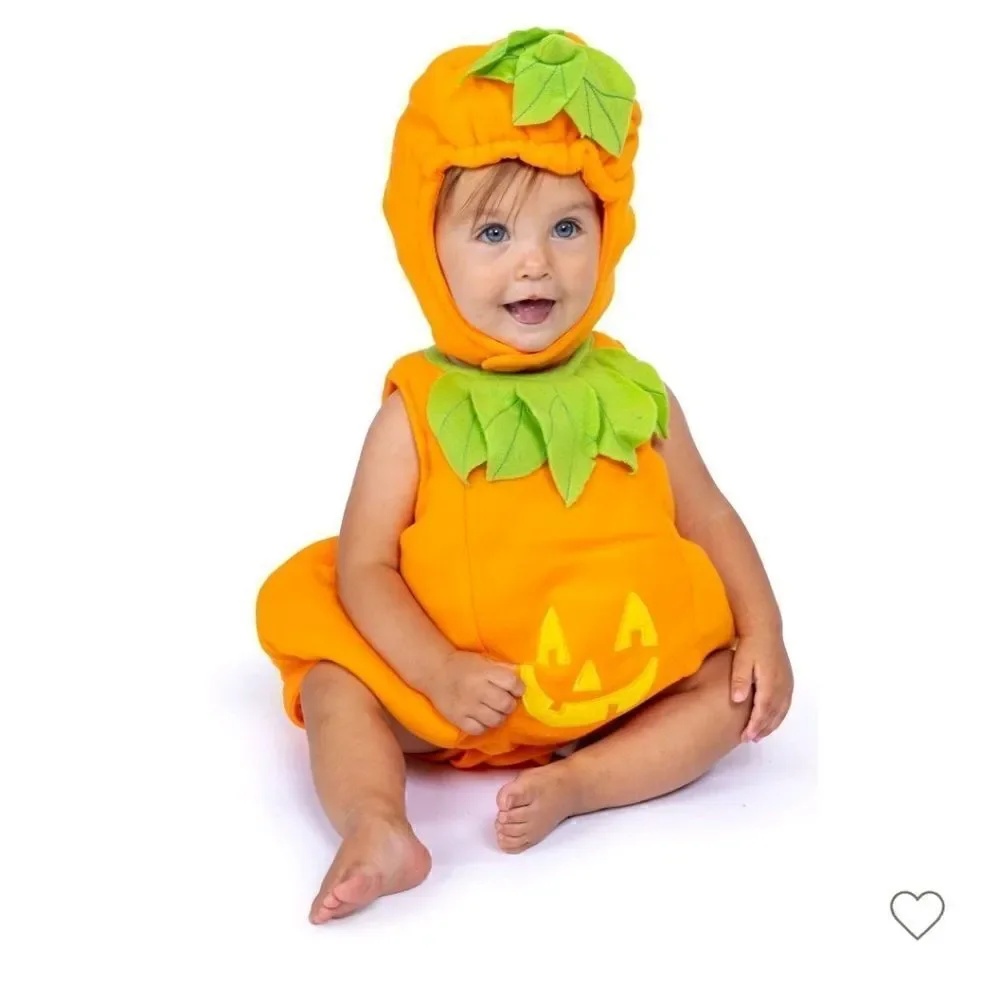 Dress Up America Baby Pumpkin Custome Size 0-6 months